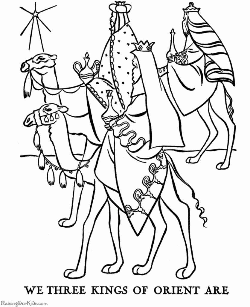836x1024 Mainstream 3 Wise Men Coloring Page 1000 Images About Christmas