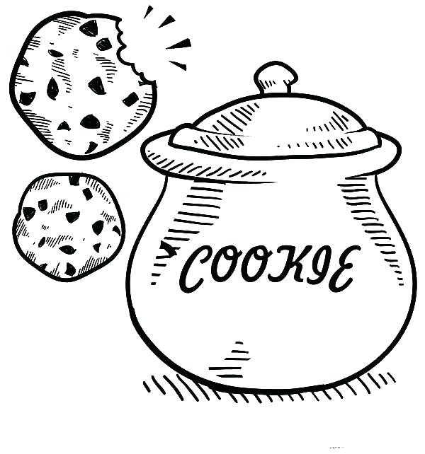 600x642 C Is For Cookie Coloring Page Cookie Coloring Sheet For Our Family