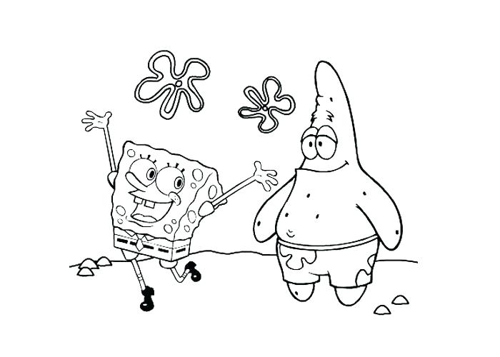 700x500 Spongebob And Patrick On Christmas Day Coloring Page Zahlkarte.site