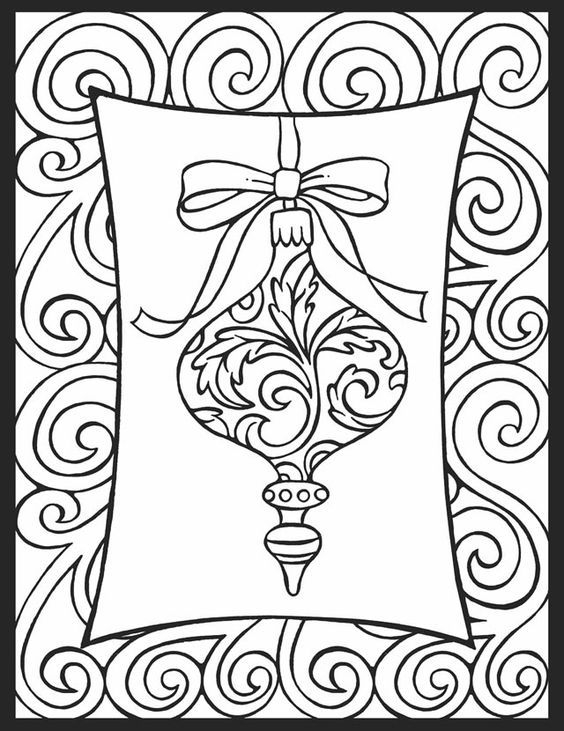Christmas Coloring Pages Ornaments Fun Time 564x731 Christmas Coloring Pages Ornaments Fun Time