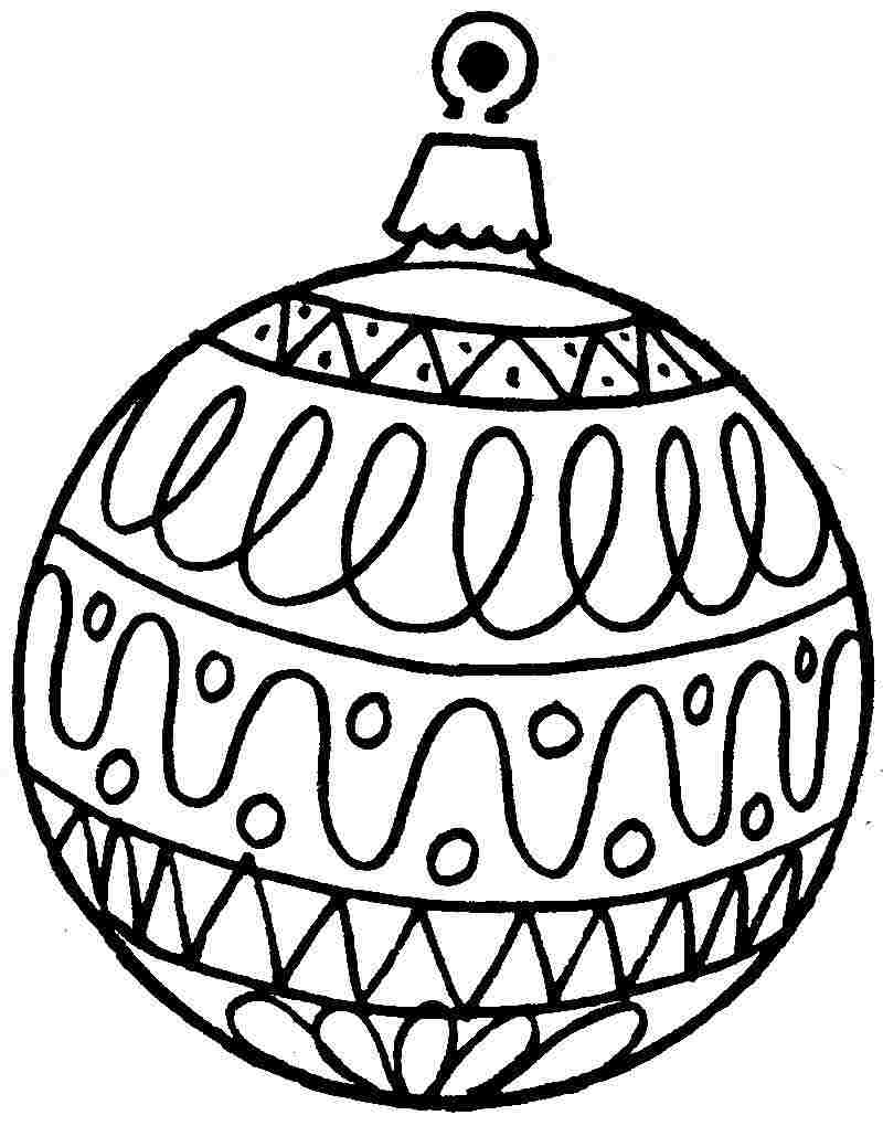 Christmas Ornament Coloring Pages 800x1020 Christmas Ornament Coloring Pages