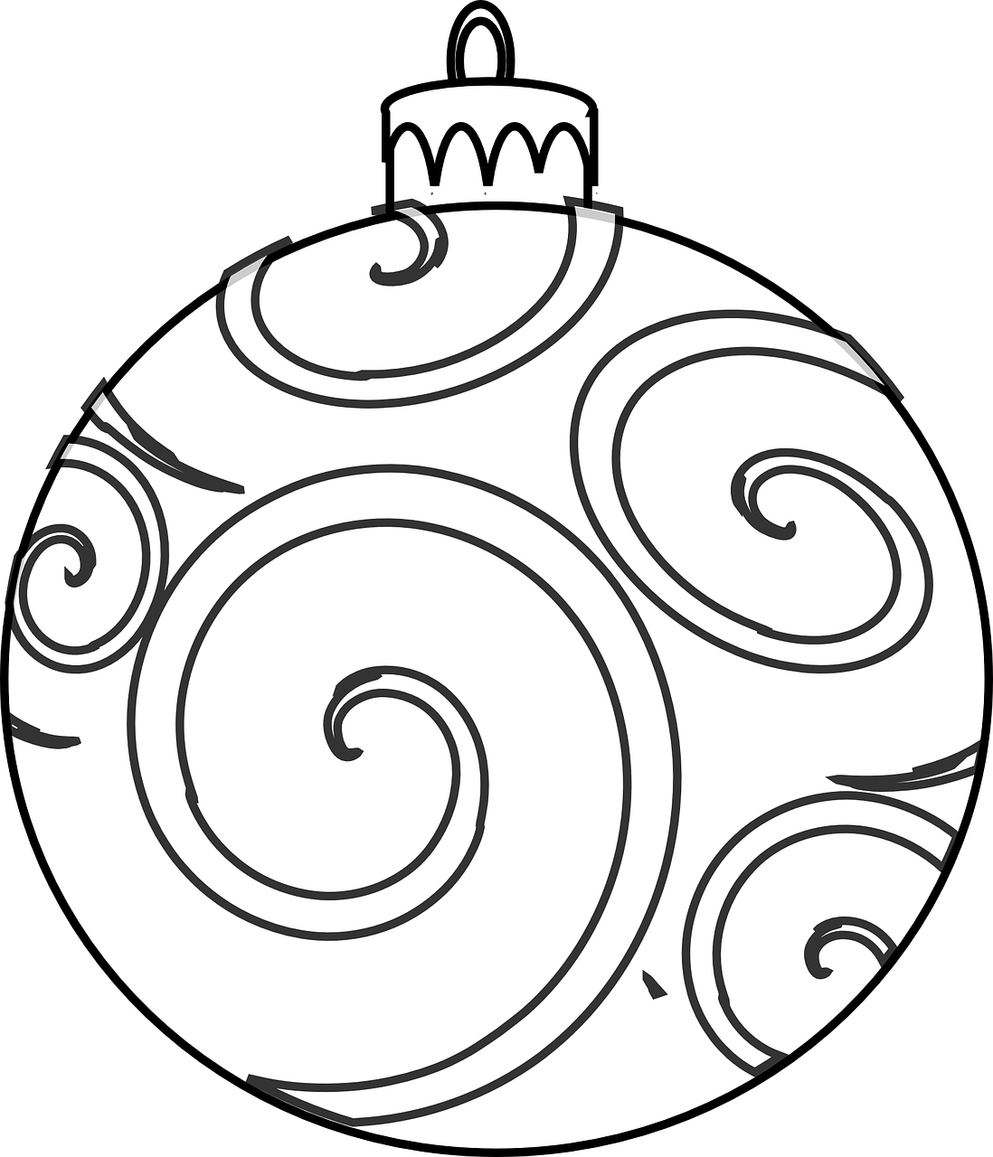 Christmas Ornaments Coloring Pages 1098x1280 Christmas Ornaments Coloring Pages