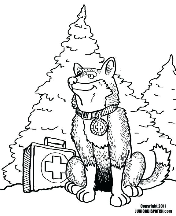 576x707 Christmas Dog Coloring Pages Dogs Coloring Page A Coloring Page