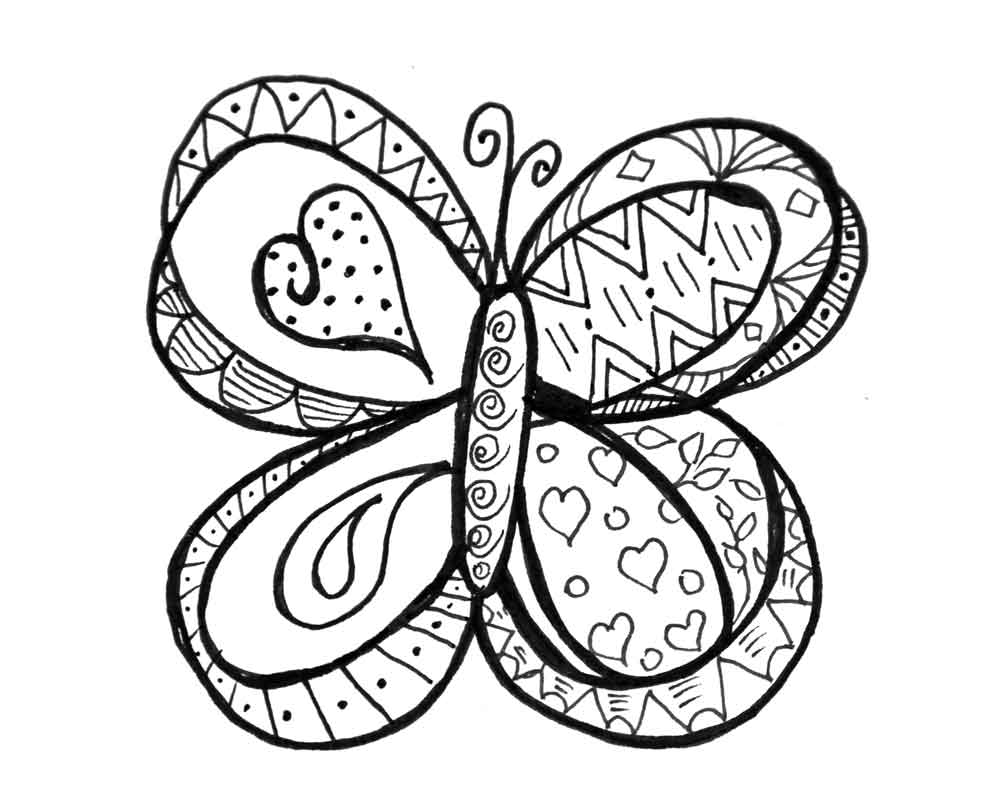 Doodle Coloring Pages 1004x803 Doodle Coloring Pages