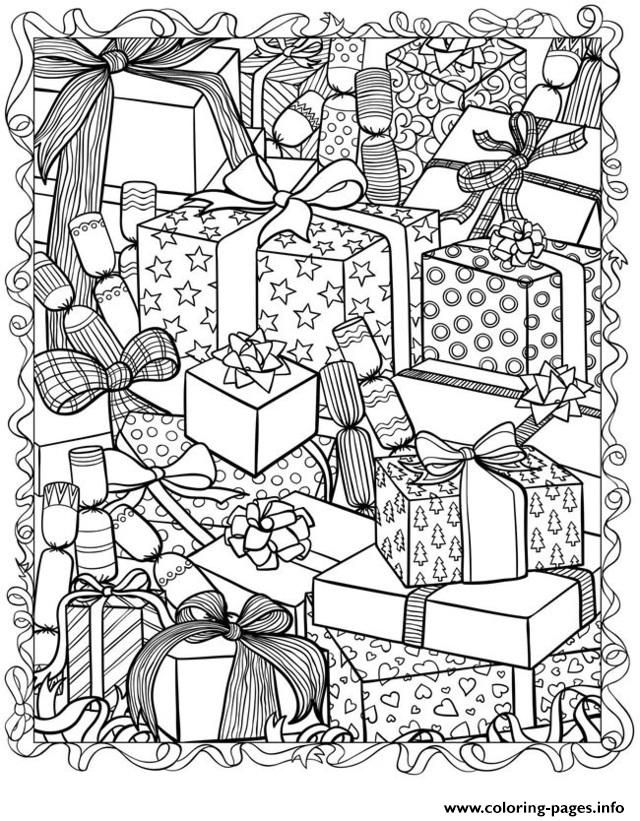 Print Christmas Adults Coloring Pages Crafts Adult 640x821 Print Christmas Adults Coloring Pages Crafts Adult