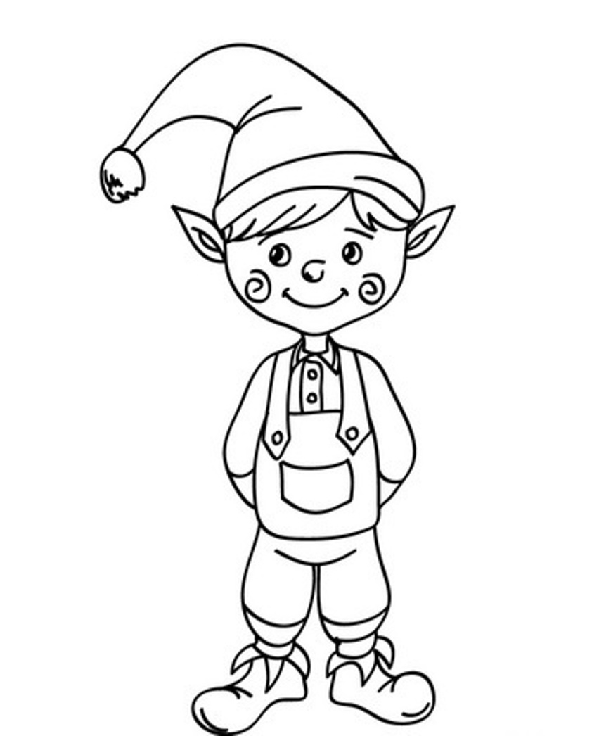 Cool Christmas Elf Coloring Pages Free Coloring Pages Download 852x1046 Cool Christmas Elf Coloring Pages Free Coloring Pages Download