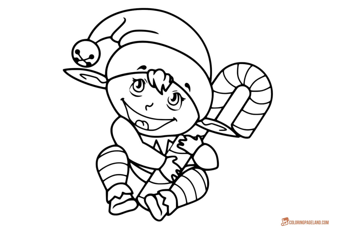 Elf Coloring Pages 1280x870 Elf Coloring Pages
