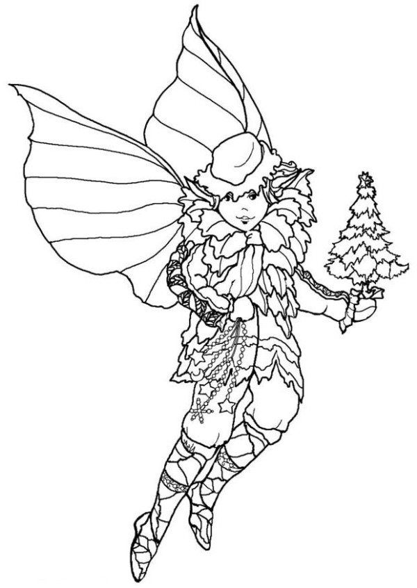 Elf Coloring Pages Elf On Working Of Christmas Coloring Page 600x846 Elf Coloring Pages Elf On Working Of Christmas Coloring Page