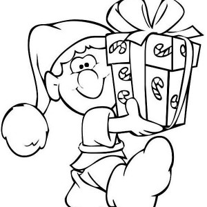 Two Santa Christmas Elf Coloring Page Color Luna 300x300 Two Santa Christmas Elf Coloring Page Color Luna
