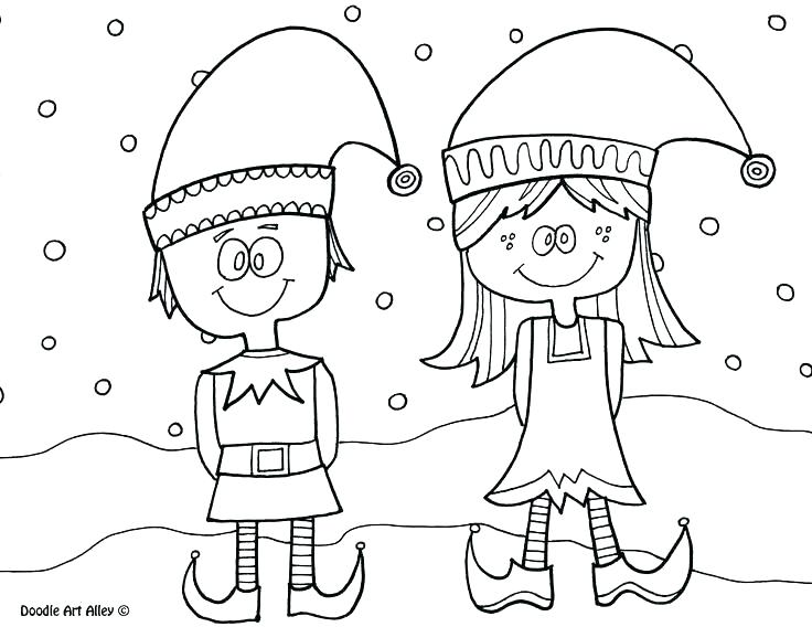 Christmas Elf Coloring Pages Plus Free Printable Elf Coloring 736x568 Christmas Elf Coloring Pages Plus Free Printable Elf Coloring