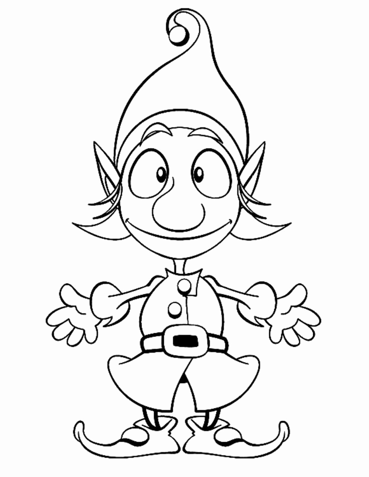 35 Christmas Coloring Pages For Kids Christmas Elf Coloring Pages 736x950 35 Christmas Coloring Pages For Kids Christmas Elf Coloring Pages