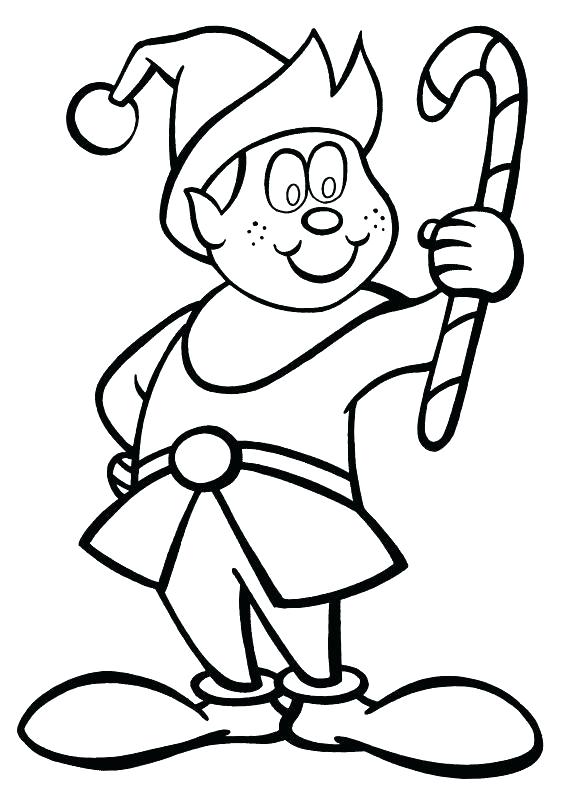 Christmas Elves Coloring Pages Elf Coloring Pages Gives A Gift 569x800 Christmas Elves Coloring Pages Elf Coloring Pages Gives A Gift