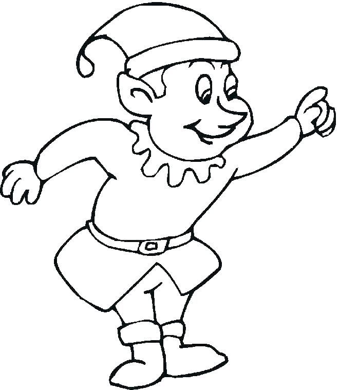 Elf Coloring Page For Kids Free Printable Picture This Coloring 660x759 Elf Coloring Page For Kids Free Printable Picture This Coloring