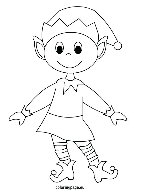 Christmas Elf Coloring Pages Printable at GetColorings.com | Free ...