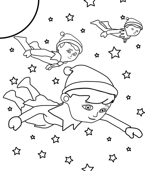 567x667 Elf On Shelf Printable Coloring Pages 100 Ideas Elf On