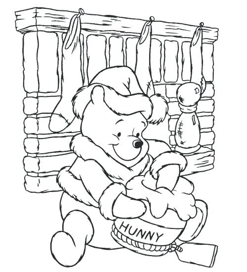 Disney Christmas Coloring Pages 500x550 Disney Christmas Coloring Pages