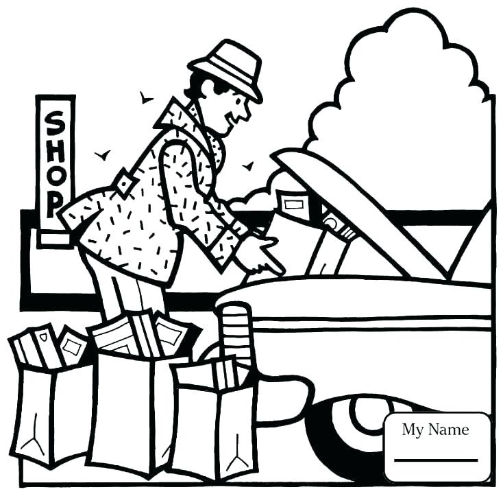 Christmas Present Coloring Page 734x720 Christmas Present Coloring Page