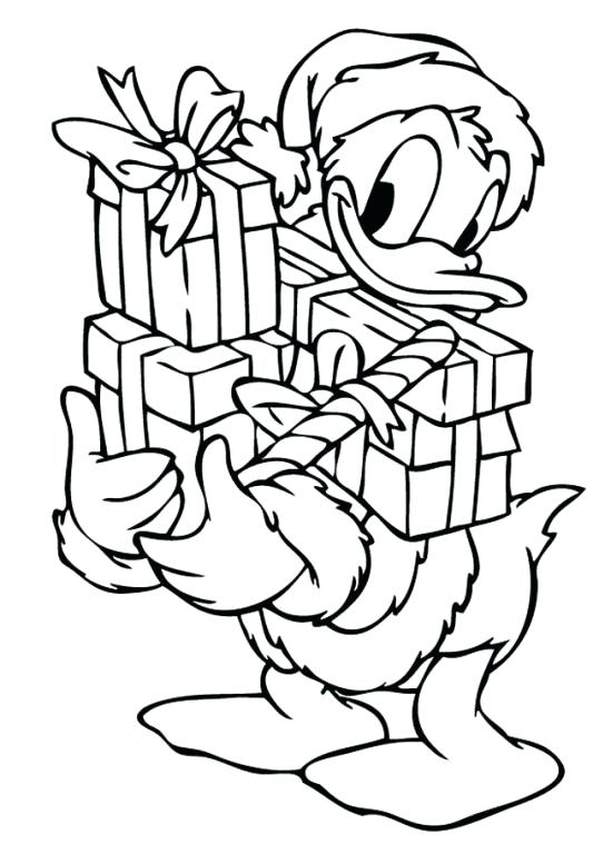 Christmas Gift Coloring Page at GetColorings.com | Free printable ...