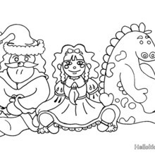 Christmas Gift Coloring Pages 220x220 Christmas Gift Coloring Pages