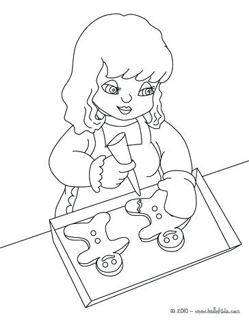 364x470 Gingerbread Man Coloring Pages 5 Free To Color Gingerbread Man