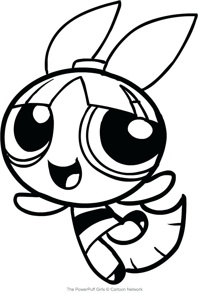 Drawing Blossom Smiling The Powerpuff Girls Coloring Page Drawing 694x1025 Drawing Blossom Smiling The Powerpuff Girls Coloring Page Drawing