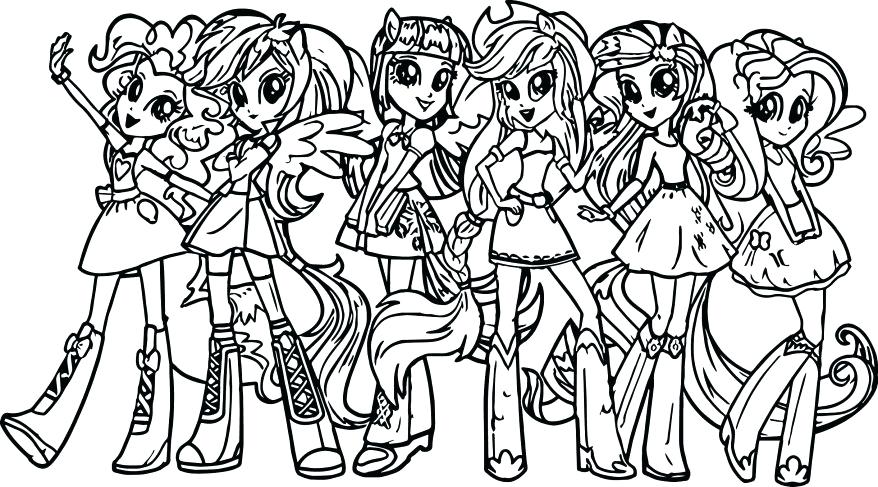 My Little Pony Christmas Colouring Pages Girls Coloring Page 878x487 My Little Pony Christmas Colouring Pages Girls Coloring Page