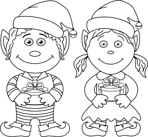Christmas Elf Coloring Pages Elf Colouring Pages With Coloring 480x443 Christmas Elf Coloring Pages Elf Colouring Pages With Coloring