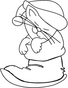 Boot Coloring Pages For Christmas 236x307 Boot Coloring Pages For Christmas