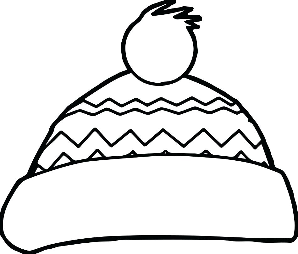 Christmas Hat Coloring Pages at GetColorings.com | Free printable ...