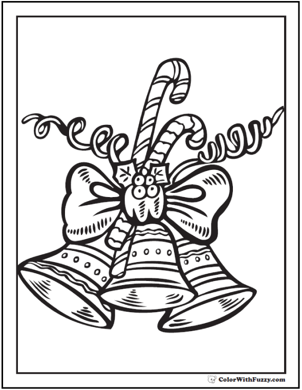 Christmas Holly Coloring Pages