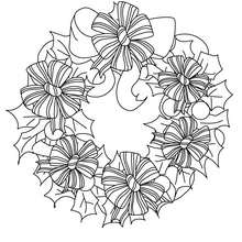 Christmas Holly Coloring Pages 220x220 Christmas Holly Coloring Pages