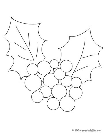 Christmas Garland Coloring Pages 364x470 Christmas Garland Coloring Pages