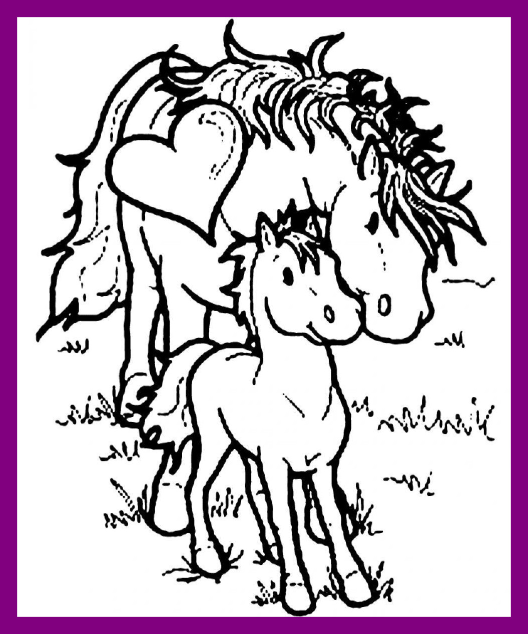 Christmas Horse Coloring Page 1055x1268 Christmas Horse Coloring Page