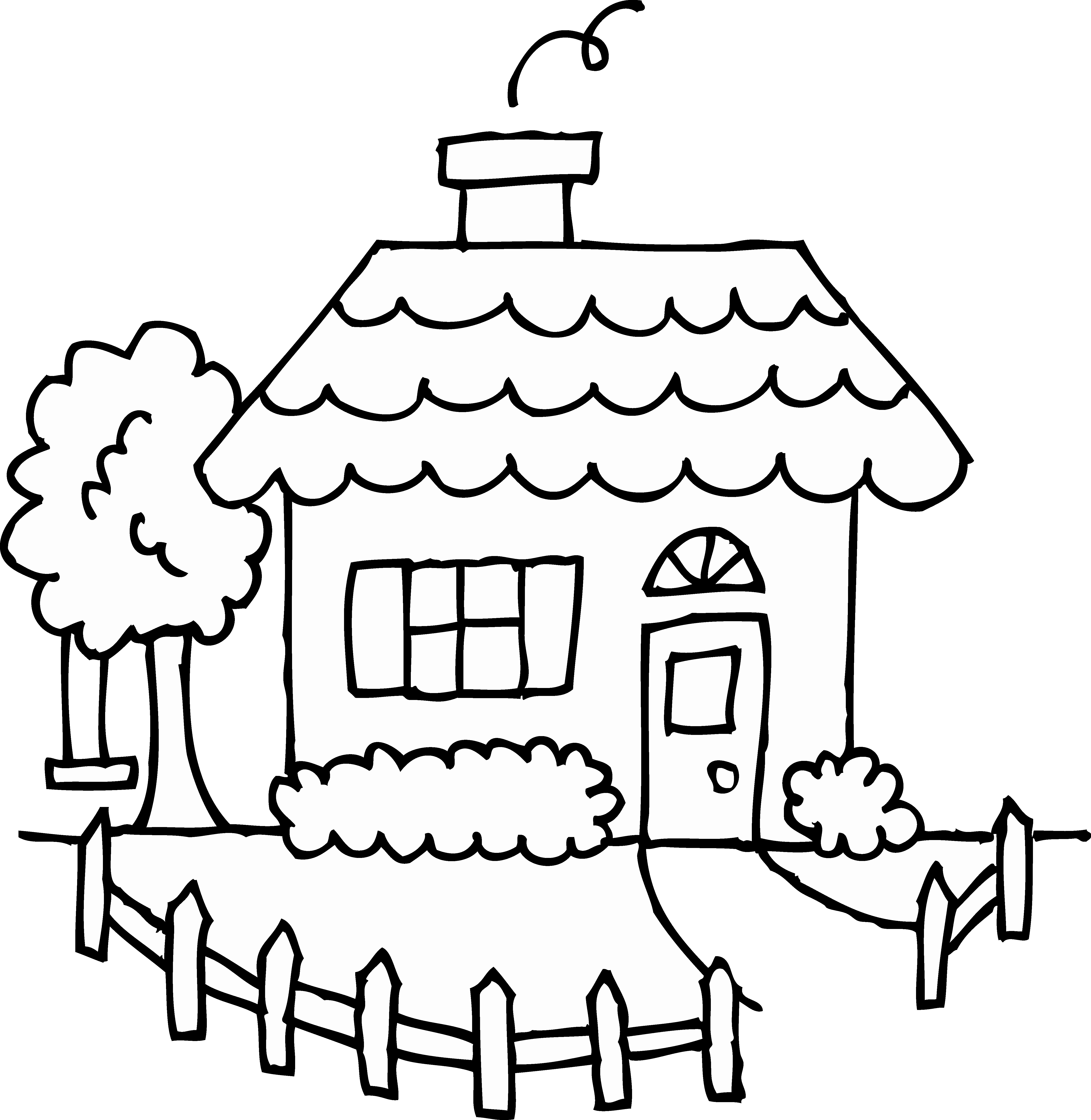 Christmas House Coloring Pages at GetColorings.com | Free printable ...