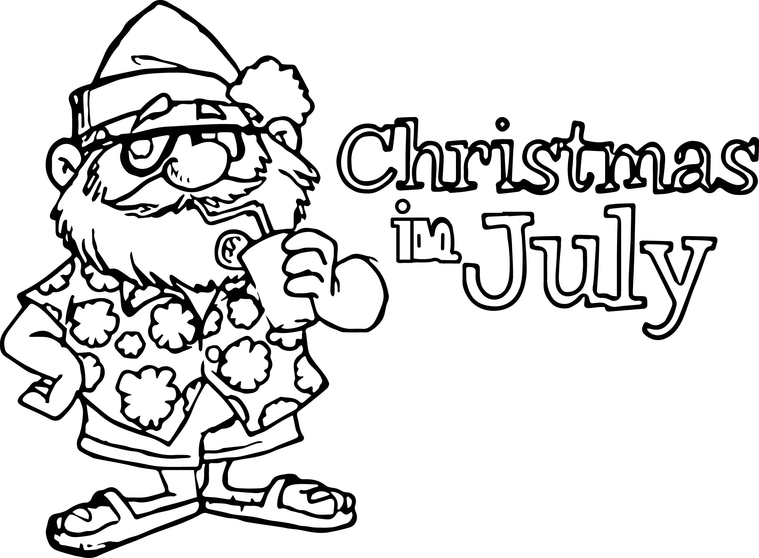4th Of July Christmas In July Coloring Page Wecoloringpage 2417x1778 4th Of July Christmas In July Coloring Page Wecoloringpage