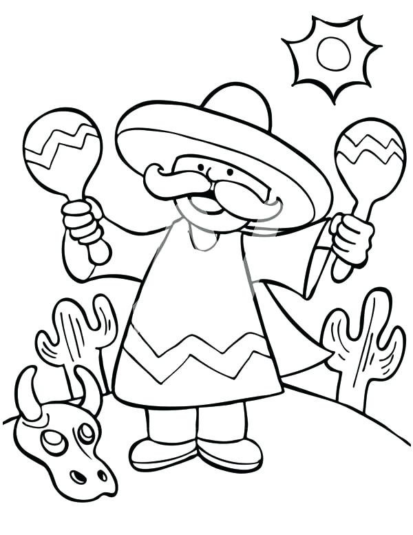 Mexican Coloring Pages Pictures To Print And Color Mexican 600x777 Mexican Coloring Pages Pictures To Print And Color Mexican
