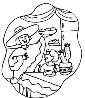 Days 2012 Christmas In Mexico Coloring Pages 300x344 Days 2012 Christmas In Mexico Coloring Pages