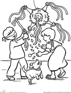 Las Posadas Coloring Page Spanish, Elementary Spanish 236x312 Las Posadas Coloring Page Spanish, Elementary Spanish