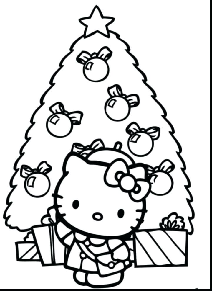720x986 Christmas Hello Kitty Coloring Pages Hello Kitty Coloring Pages