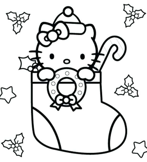 617x680 Hello Kitty Coloring Pages Christmas Kitty Coloring Pages Hello