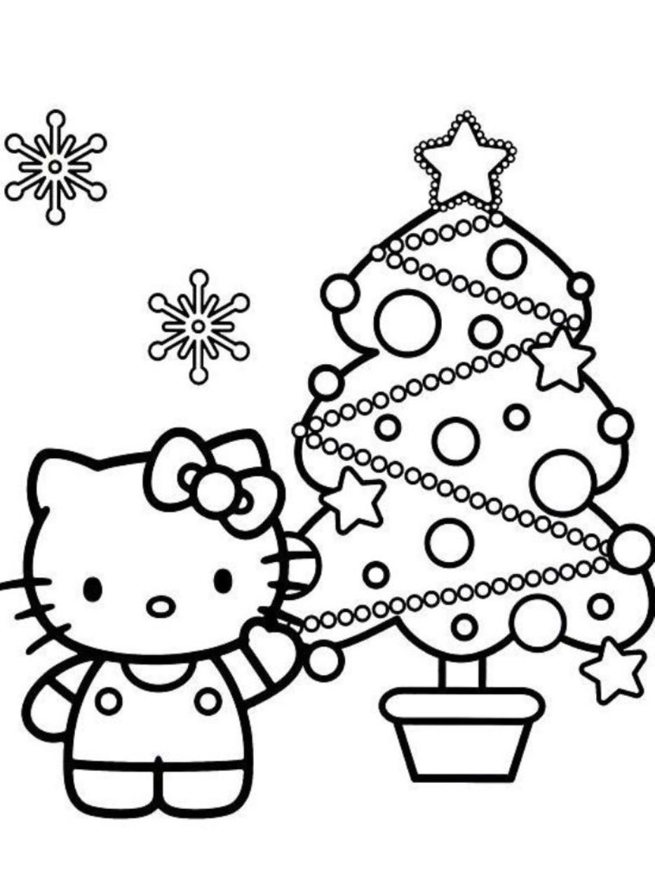 934x1260 Spanish Christmas Coloring Pages To Hello Kitty