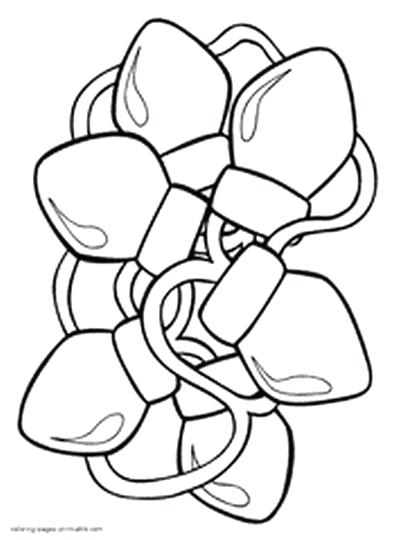405x540 Christmas Lights Coloring Pages Lights 4 Coloring Pages Christmas