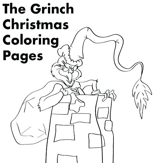 520x520 Blank Christmas Coloring Pages Free Stocking Jetpackjoyride.co