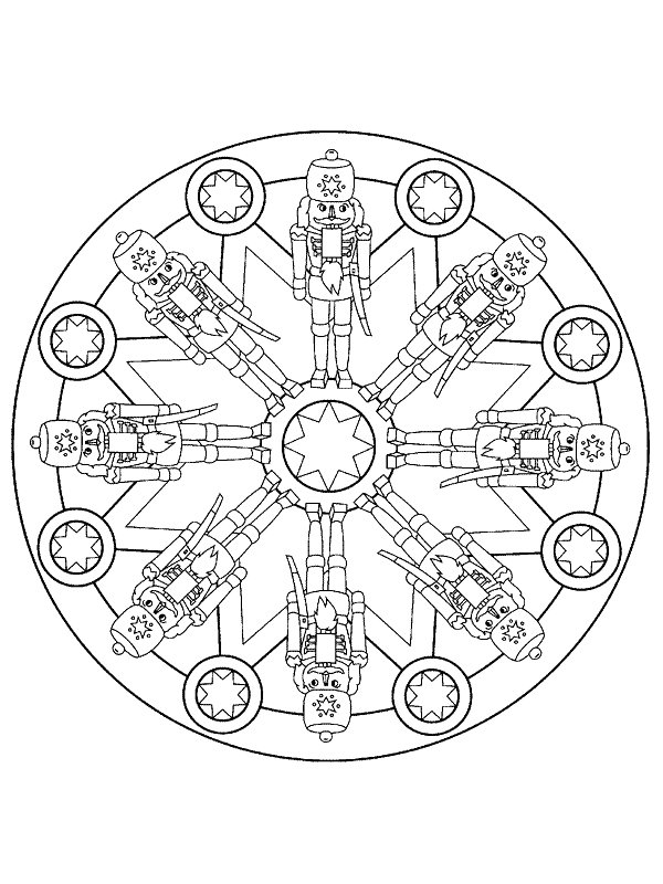 600x800 Kids N 36 Coloring Pages Of Mandala Christmas