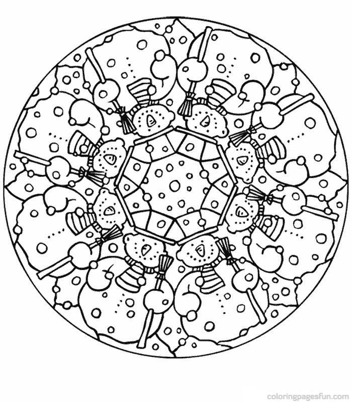 700x800 Mandala Coloring Pages 37