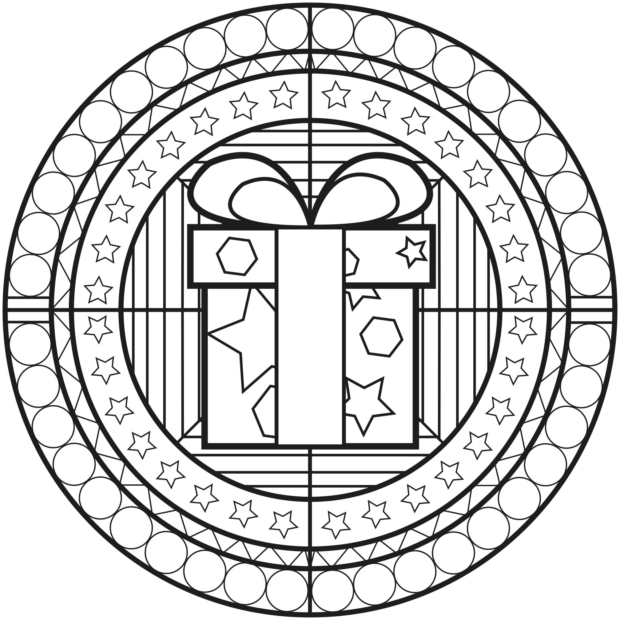 2016x2016 Mandala Noel2