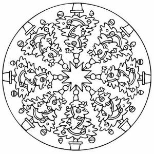 300x300 Christmas Tree Coloring Pages