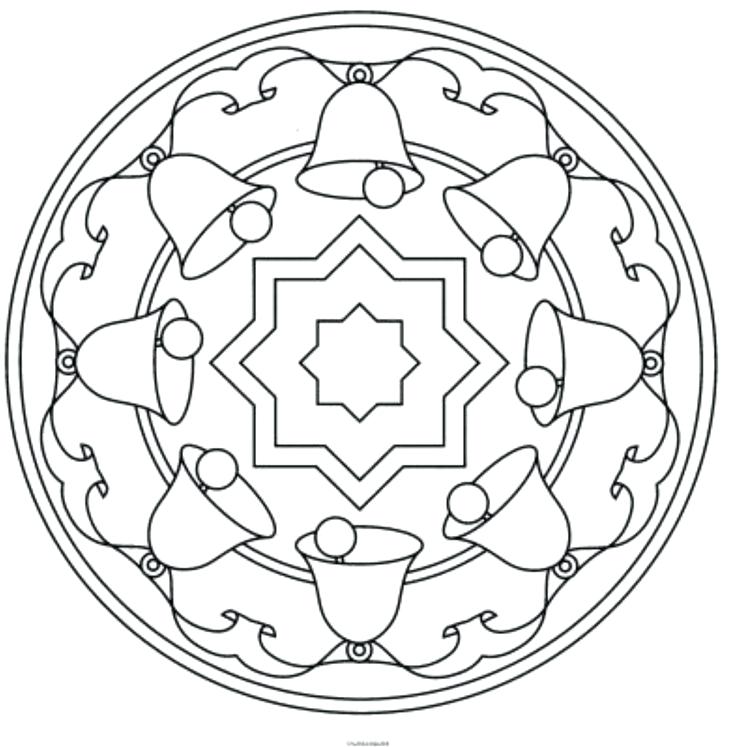 Christmas Mandalas Coloring Book Together With Printable Coloring 736x747 Christmas Mandalas Coloring Book Together With Printable Coloring