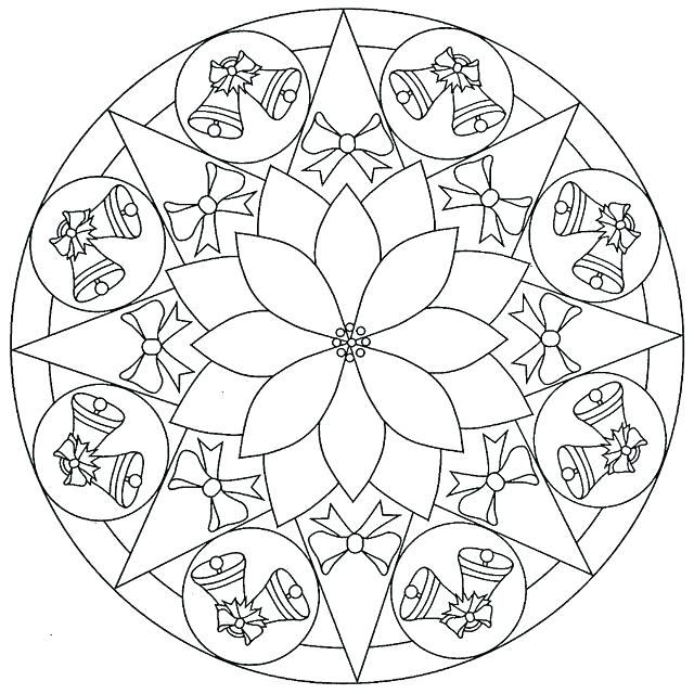 Christmas Mandala Coloring Pages Mandala Coloring Pages Free 640x640 Christmas Mandala Coloring Pages Mandala Coloring Pages Free