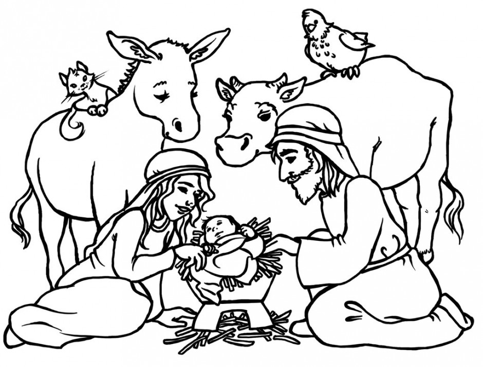 940x716 Manger Coloring Page Clipart Best 204747 Coloring Page Of Baby